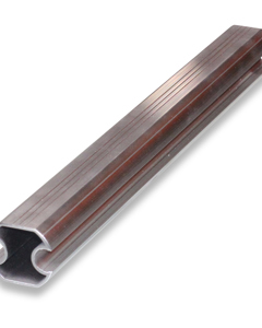 Coupling f/roller tube BD ALU w/2 piping groove